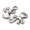 Non-Tarnish 304 Stainless Steel Pendants STAS-Q248-09P-3