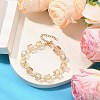 Electroplate Glass Beaded Stretch Bracelets for Women BJEW-JB11213-01-2