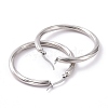 304 Stainless Steel Hoop Earrings for Women EJEW-G298-06P-2