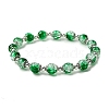 Round Crackle Glass Beads Stretch Bracelets BJEW-JB11456-03-2