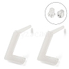 Hypoallergenic Bioceramics Zirconia Ceramic Stud Earrings EJEW-F340-04L-1