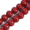 Synthetic Coral Carved Beads Strands CORA-M001-15-1