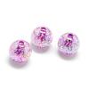 Crackle Style Acrylic Beads MACR-S825-18mm-D-1