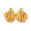 Alloy Enamel Pendants ENAM-B056-01G-02-2