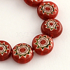 Handmade Millefiori Glass Bead Strands LK-R006-15B-1