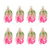 10Pcs Transparent Acrylic Pendants SACR-TA0001-66A-1