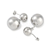 Smooth Spherical Geometric Brass Dangle Earrings for Women EJEW-D280-02P-02-2