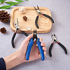 Kissitty Carbon Steel Jewelry Pliers PT-YS0001-01-6