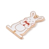 Alloy Enamel Pendants ENAM-Z010-09KCG-2