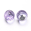 Faceted Round Ball Glass Cabochons X-GGLA-L008C-01-1