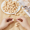 Wood Beads WOOD-FH0002-29A-3