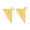 Alloy Enamel Pendants ENAM-Q004-01KCG-12-1