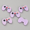 10Pcs Opaque Resin Pendants LS-RESI-WH0035-46E-1