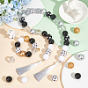   1 Set Mixed Style Acrylic Round Beads Sets SACR-PH0001-52D-5