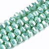 Electroplate Glass Beads Strands EGLA-S194-01A-A04-1