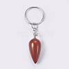 Natural Red Jasper Keychain KEYC-P041-B06-2