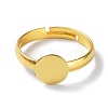 Brass Adjustable Ring Components KK-XCP0001-74-3