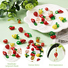54pcs 9 style Handmade Lampwork Beads LAMP-PJ0001-01-5