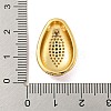 Rack Plating Brass Micro Pave Cubic Zirconia Pendants KK-P277-28G-06-3