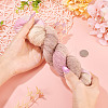 1 Skein 80% Wool 20% Acrylic Fiber Rainbow Segment Dyed Yarn OCOR-TA0003-02A-8