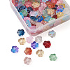 Craftdady Transparent Spray Painted Glass Beads GGLA-CD0001-06-6