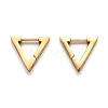304 Stainless Steel Triangle Huggie Hoop Earrings STAS-H156-02C-G-2
