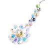 Glass Flower Hanging Suncatchers HJEW-C009-01A-3