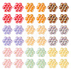 90Pcs 9 Colors Opaque Acrylic European Beads SACR-TA0001-30-1