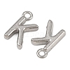 304 Stainless Steel Charms STAS-G356-08P-K-2