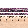 Heated Natural Sugilite Beads Strands G-B193-B02-3mm-5
