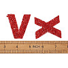 Alphabet Rhinestone Patches FW-TAC0001-01A-9