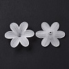 6-Petal Transparent Acrylic Bead Caps LS-X-OACR-A017-14-2