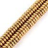 Electroplated Synthetic Non-magnetic Hematite Beads Strands G-H027-D01-02-1