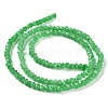 Baking Paint Imitation Jade Glass Bead Strands LS-DGLA-A034-J2MM-A10-5
