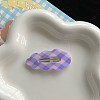 Cloud Shape Sweet Cute Plaid Hair Clip PW-WG20423-03-1