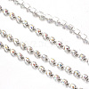 Brass Rhinestone Strass Chains CHC-T002-SS6-02S-3