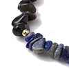 Aries Guardian Gemstone Stretch Bracelets BJEW-JB11108-03-4