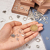 DIY Heart Earring Making Kit DIY-TA0005-40-6