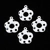 Spray Painted Alloy Pendants PALLOY-S142-002A-NR-1