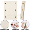 4Pcs Detachable PU Imitation Leather Bag Handle Wrap PURS-BBC0001-08C-3