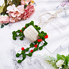 Woolen Yarn Crochet Plant Basket Hanging Decorations FIND-WH0152-161B-5