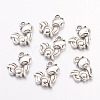 Tibetan Style Alloy Fox Charms X-PALLOY-ZN60070-AS-RS-1