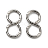 304 Stainless Steel S-Hook Clasps STAS-Z048-05P-1