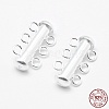 Sterling Silver Slide Lock Clasps STER-K035-02-4