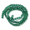 Transparent Electroplate Glass Beads Strands LS-EGLA-A039-T2mm-A10-2