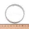 5Pcs 304 Stainless Steel Bangle Set for Women BJEW-S162-01C-P-5