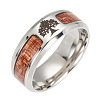 Tree of Life Enamel Finger Rings FIND-PW0020-08G-1