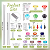 DIY Resin & Acrylic & Glass Drawer Knob Garden Stake Making Kits DIY-OC0014-01-2