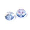 Baking Paint Electroplate Transparent Glass Beads EGLA-Q141-01B-A07-2
