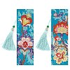 2Pcs DIY Diamond Painting Bookmarks Kits DIAM-PW0010-19A-24-1